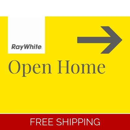 Ray White Open Home 60x45 Sticker Set